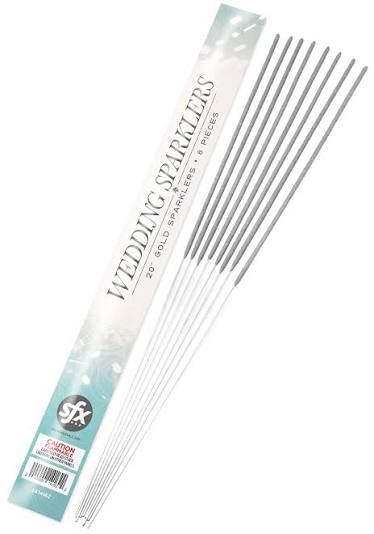 SPARK Premium Smokeless Wedding Handheld Sparklers (Pack of 20)