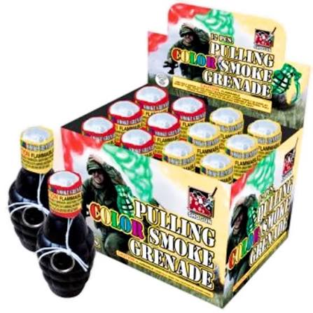 SPARK Vibrant Color Dense Smoke Grenade Pack (Set of 6)